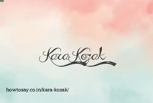 Kara Kozak