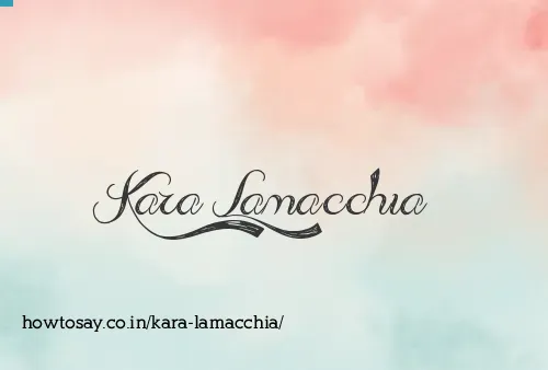 Kara Lamacchia