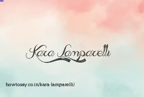 Kara Lamparelli