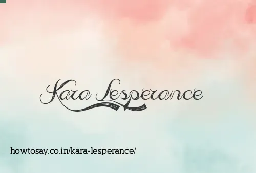 Kara Lesperance