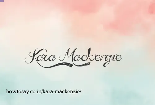 Kara Mackenzie
