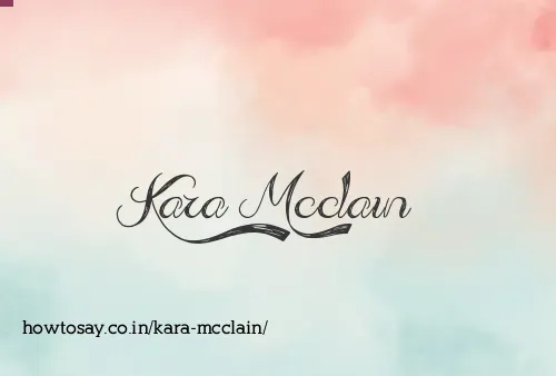 Kara Mcclain