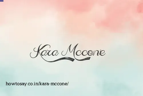 Kara Mccone