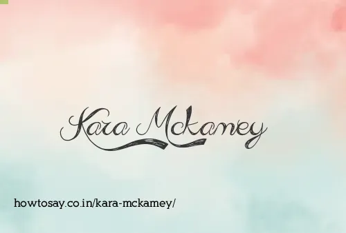 Kara Mckamey