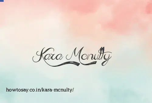 Kara Mcnulty