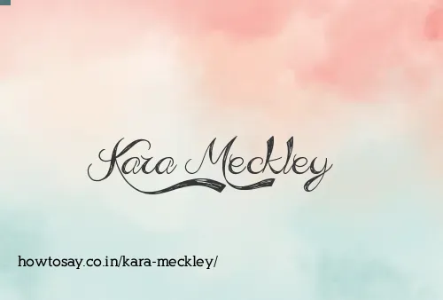 Kara Meckley