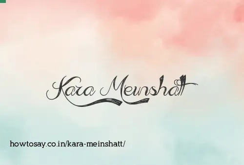 Kara Meinshatt