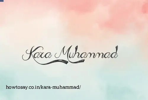 Kara Muhammad