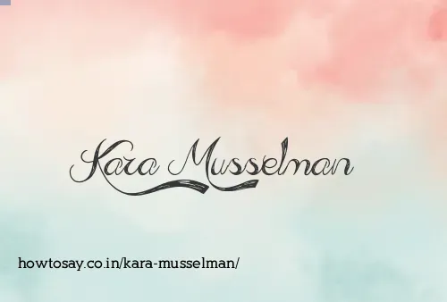 Kara Musselman