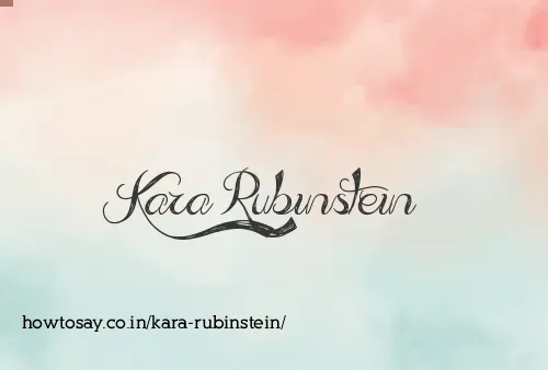 Kara Rubinstein