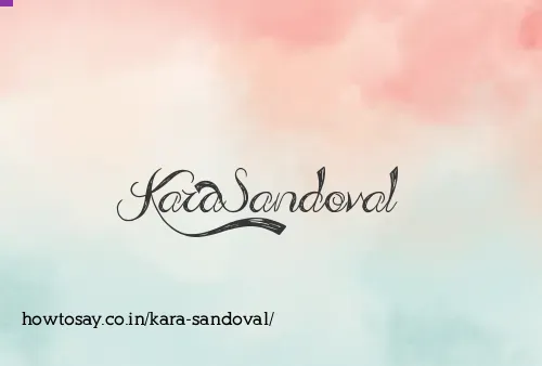 Kara Sandoval
