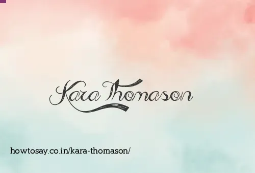 Kara Thomason