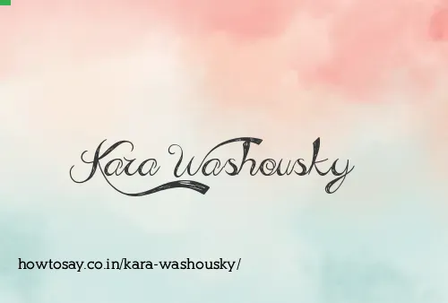 Kara Washousky