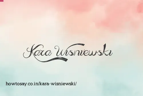 Kara Wisniewski