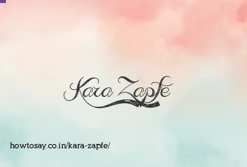 Kara Zapfe