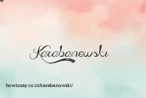Karabanowski