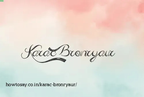 Karac Bronryaur
