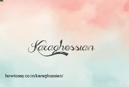 Karaghossian