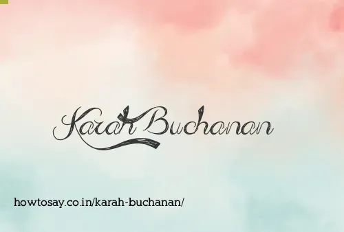 Karah Buchanan