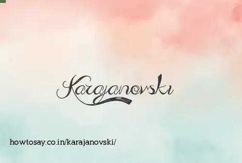 Karajanovski