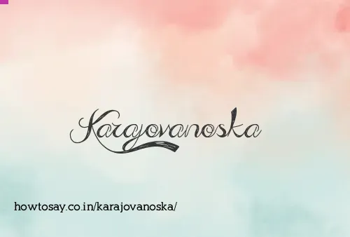 Karajovanoska