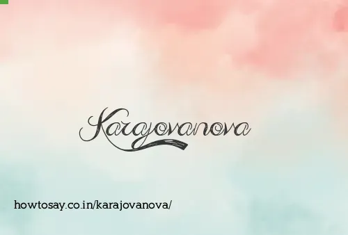 Karajovanova