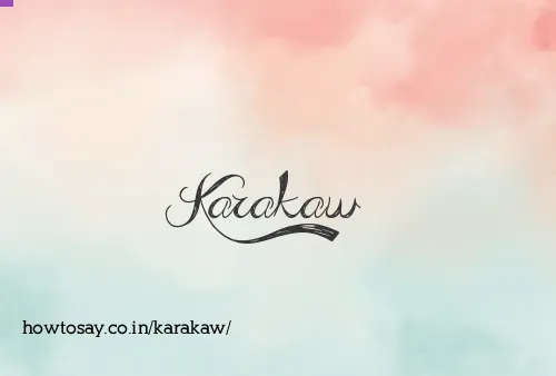 Karakaw
