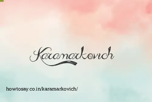 Karamarkovich