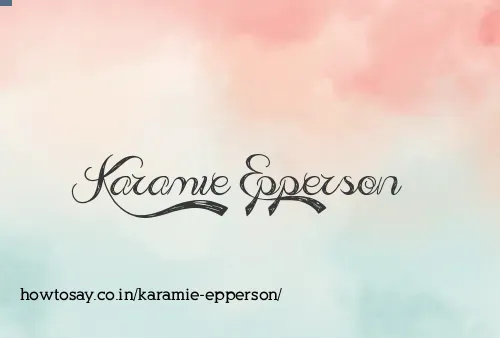 Karamie Epperson