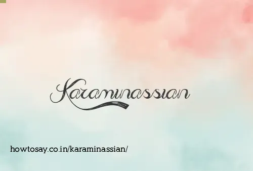 Karaminassian