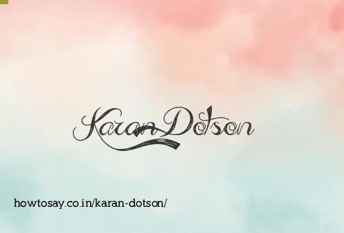 Karan Dotson