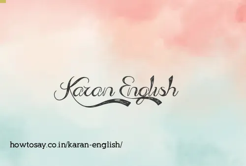 Karan English