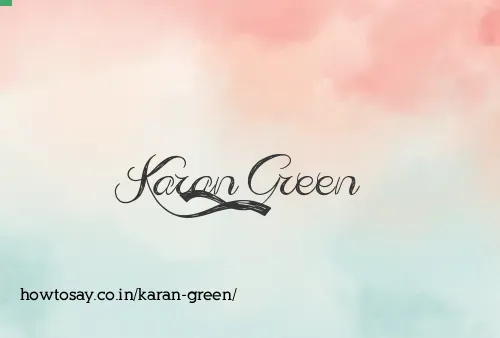 Karan Green