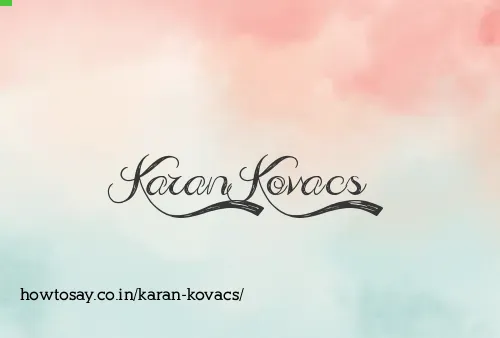 Karan Kovacs