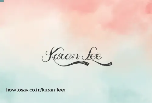 Karan Lee
