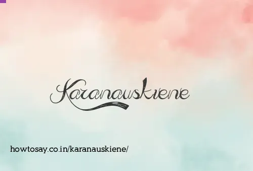 Karanauskiene