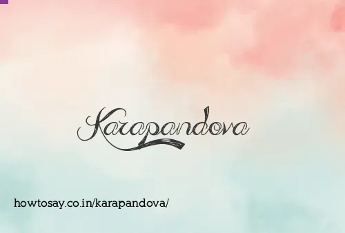 Karapandova