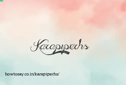 Karapiperhs
