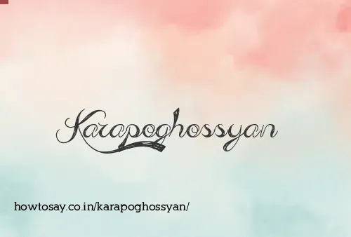 Karapoghossyan