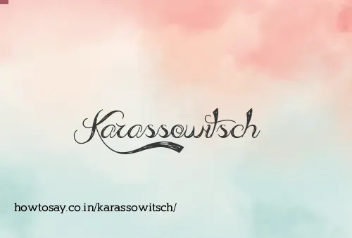 Karassowitsch