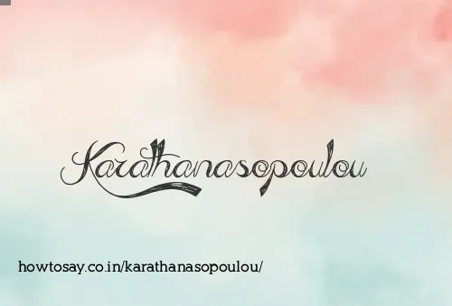 Karathanasopoulou