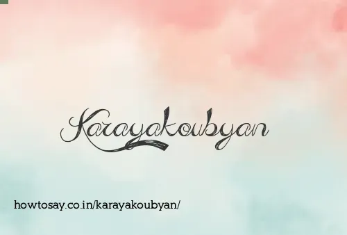 Karayakoubyan