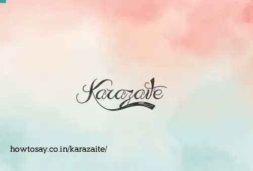 Karazaite