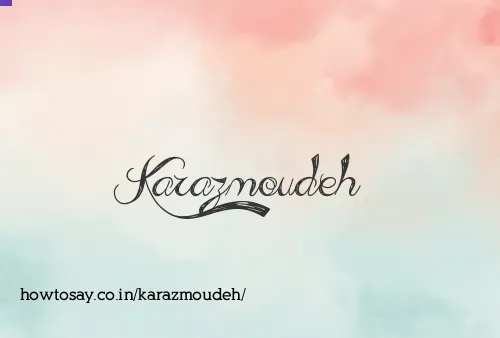 Karazmoudeh