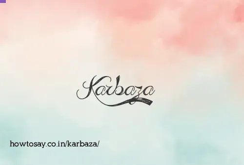 Karbaza