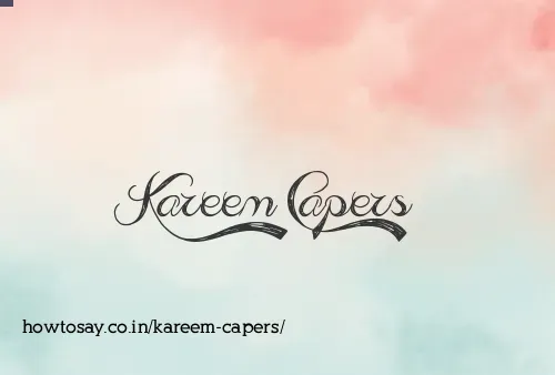 Kareem Capers