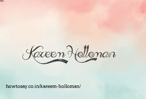 Kareem Holloman