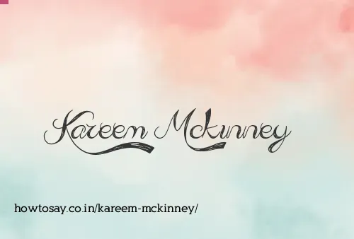 Kareem Mckinney