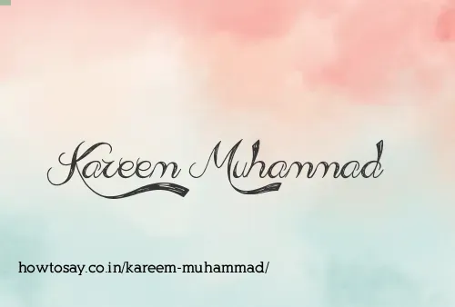 Kareem Muhammad