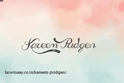 Kareem Pridgen